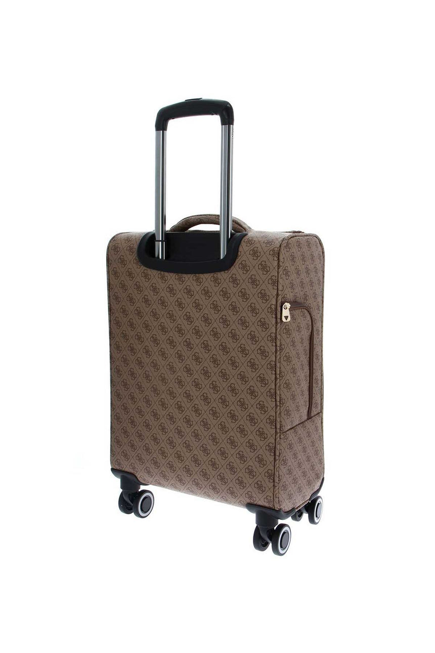 Guess Divvy Wheeeled Travel Kabin Boy Valiz Latte