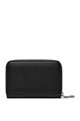 Calvin Klein Zip Around Wallet Cüzdan Black/Metallic Logo