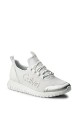 Calvin Klein Ron - Low Top Lace Up - Mesh Erkek Sneakers White / Silver
