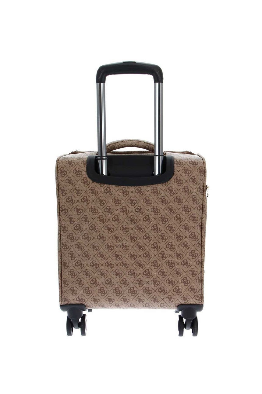 Guess Divvy Wheeeled Travel Kabin Boy Valiz Latte