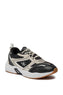 Calvin Klein Retro Tennis Logo Detaylı Sneakers Black/Eggshell/Bright White