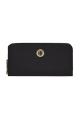 Tommy Hilfiger Large Monogram Kadın Cüzdanı Tommy Navy - Monogram