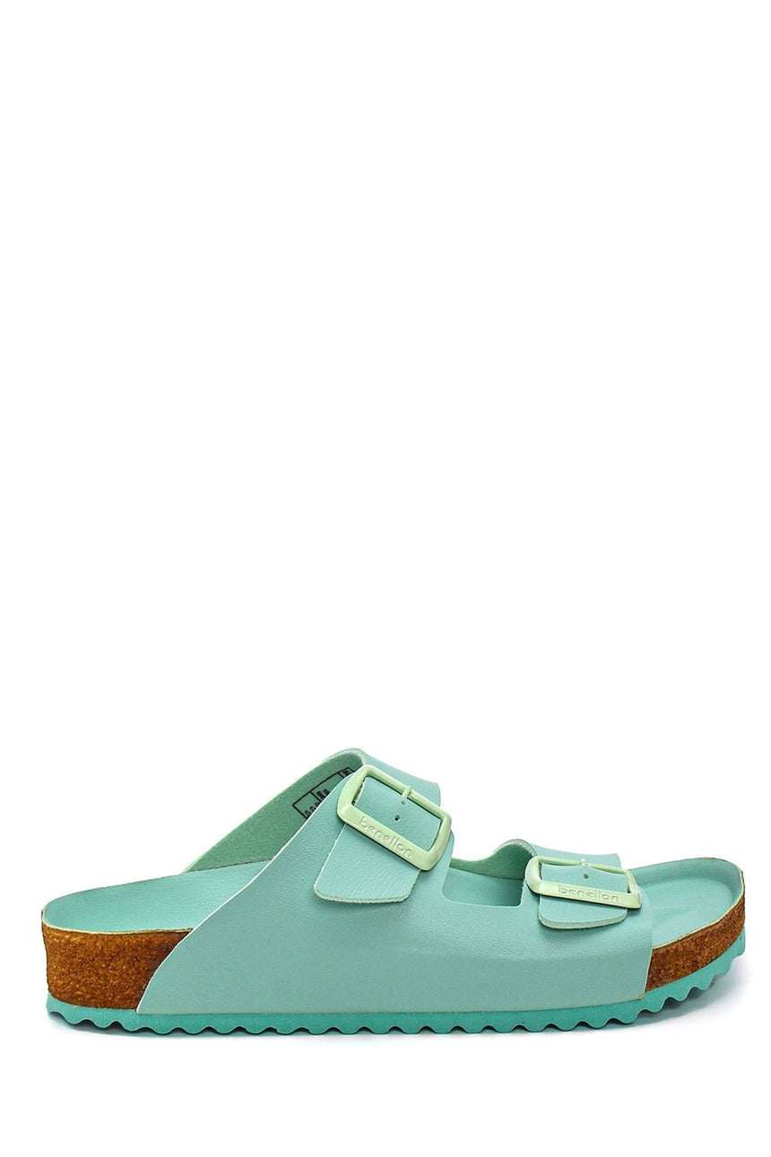 Benetton Kadın Sandalet Açık Yeşil