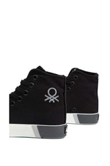 Benetton Kadın Ayakkabı Siyah - Beyaz