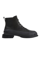 Camper Pix Hakiki Deri Fermuarlı Siyah Kadın Bot