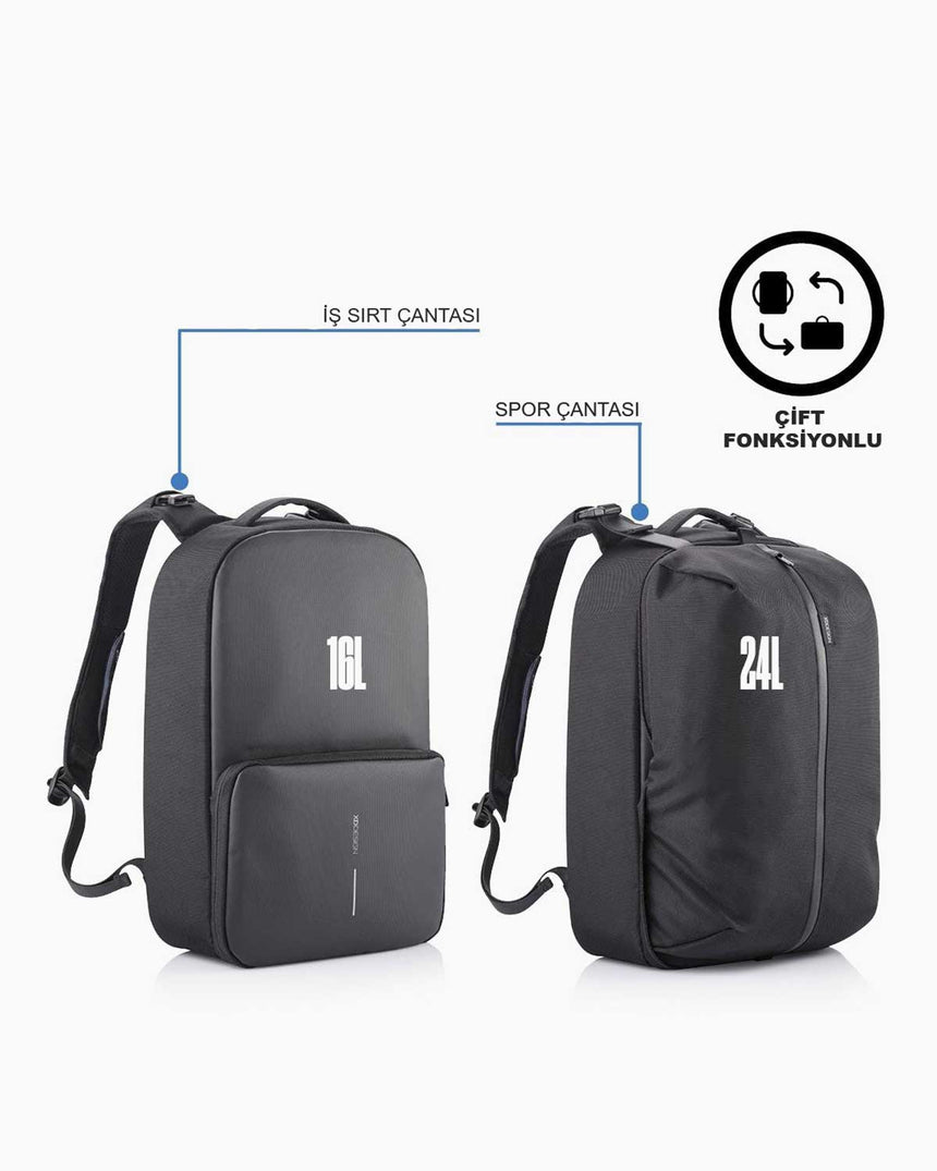 XD Design Flex Gym Bag Sırt Çantası Black