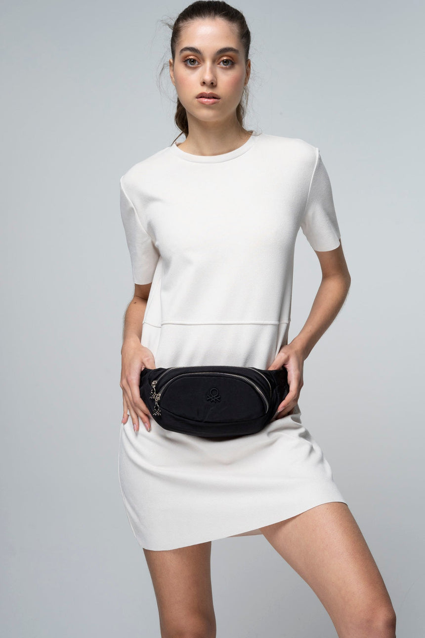 Benetton Kadın Bel Çantası Siyah
