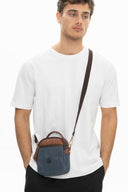 Benetton Tutma Kulp Detaylı Çapraz Askılı Çanta Lacivert