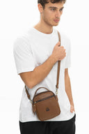 Benetton Tutma Kulp Detaylı Çapraz Askılı Çanta Taba