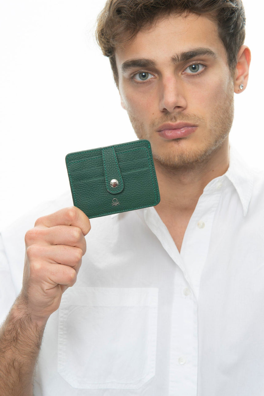 Benetton Çıtçıtlı Kartlık Yeşil