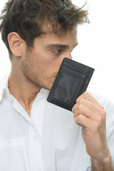 Benetton Logo Detaylı Kartlık Siyah