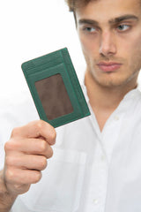 Benetton Logo Detaylı Kartlık Yeşil