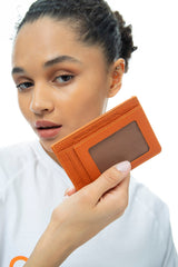 Benetton Logo Detaylı Kartlık Turuncu