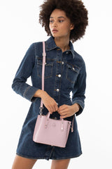 Benetton Çapraz Askılı Kadın Çantası Pembe