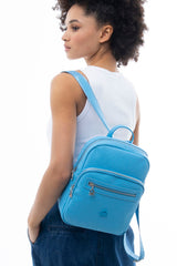 Benetton Logo Baskı Detaylı Sırt Çantası Mavi