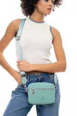 Benetton Çapraz Askılı Kadın Çantası Su Yeşili