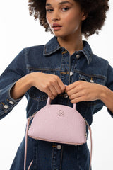 Benetton Çapraz Askılı Kadın Çantası Pembe