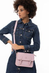 Benetton Çapraz Askılı Kadın Çantası Pembe