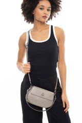 Benetton Çapraz Askılı Kadın Çantası Altın