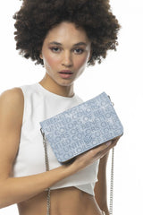 Benetton Çapraz Askılı Kadın Çantası Kot - Mavi - Açık Camel