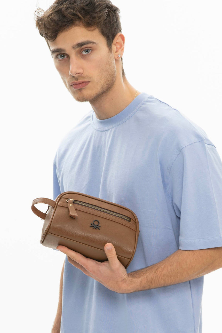 Benetton Erkek Portföy El Çantası Taba