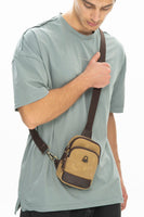 Benetton Logolu Çapraz Askılı Çanta Bej