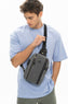 Benetton Fermuar Bölmeli Bel Çantası Gri
