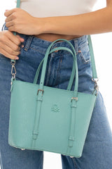 Benetton Uzun Askı Detaylı El Çantası Su Yeşili