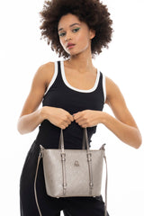 Benetton Uzun Askı Detaylı El Çantası Altın