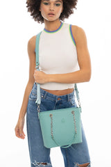 Benetton Kadın Omuz Çantası Su Yeşili