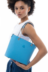 Benetton Kadın Omuz Çantası Mavi