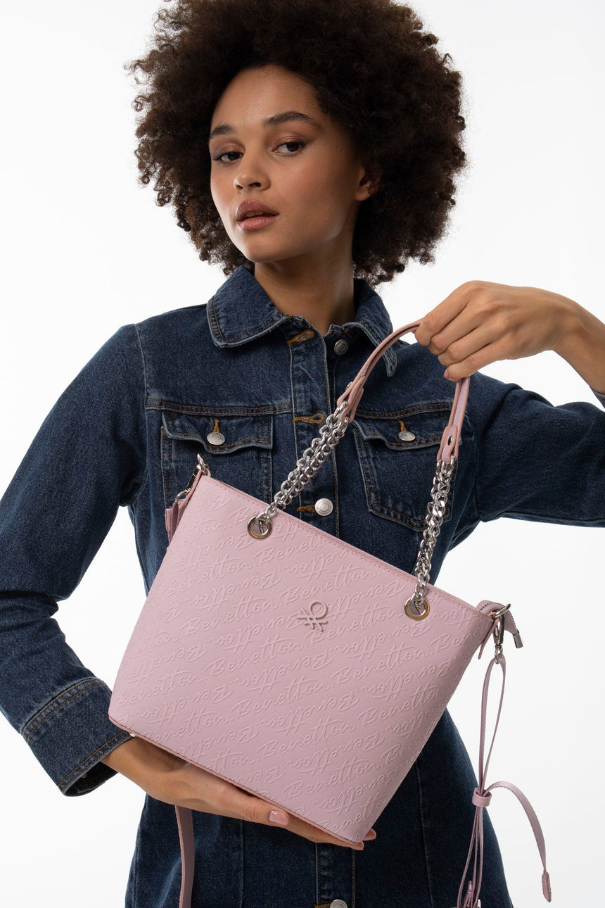 Benetton Kadın Omuz Çantası Pembe