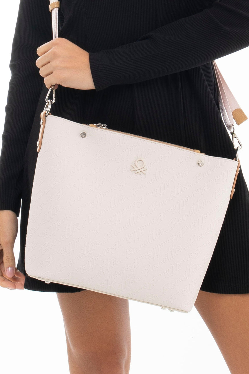 Benetton Kadın Omuz Çantası Bej - Açık Camel