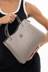 Benetton Tutma Kulplu El Çantası Altın