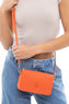 Benetton Logo Baskılı Çapraz Askılı Çanta Turuncu