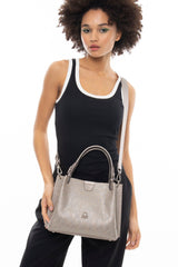 Benetton Mıknatıslı Omuz Çantası Altın