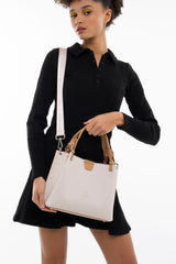 Benetton Mıknatıslı Omuz Çantası Bej - Açık Camel