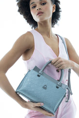 Benetton Uzun Askı Detaylı El Çantası Platin