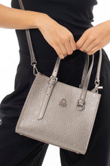 Benetton Kemer Aksesuar Detaylı El Çantası Altın