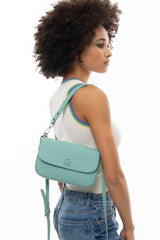 Benetton Uzun Askılı Omuz Çantası Su Yeşili