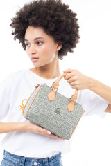 Benetton Speedy El Çantası Yeşil - Açık Camel