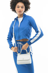 Benetton Tutma Kulplu El Çantası Beyaz