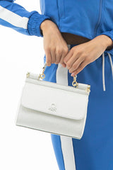 Benetton Tutma Kulplu El Çantası Beyaz