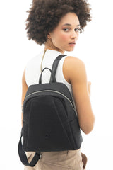 Benetton Logo Yazılı Sırt Çantası Siyah