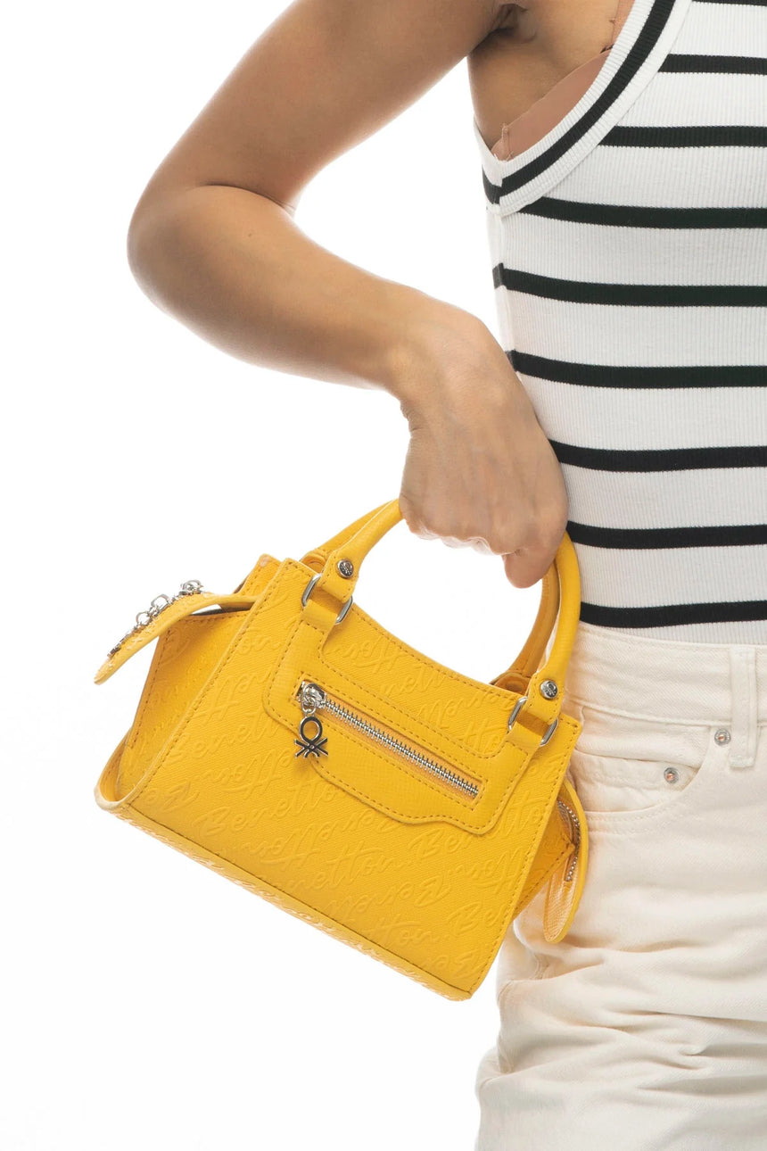 Benetton Mini Çapraz Askılı Çanta Sarı