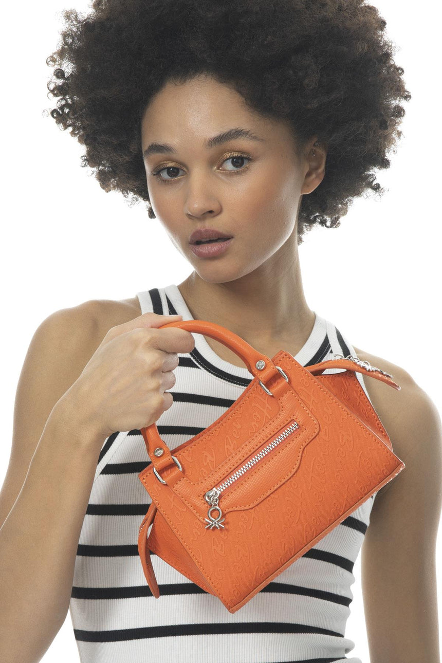 Benetton Mini Çapraz Askılı Çanta Turuncu