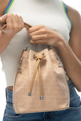 Benetton Büzgülü Omuz Çantası Camel - Açık Camel