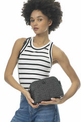 Benetton Zincir Detaylı Çapraz Askılı Çanta Siyah