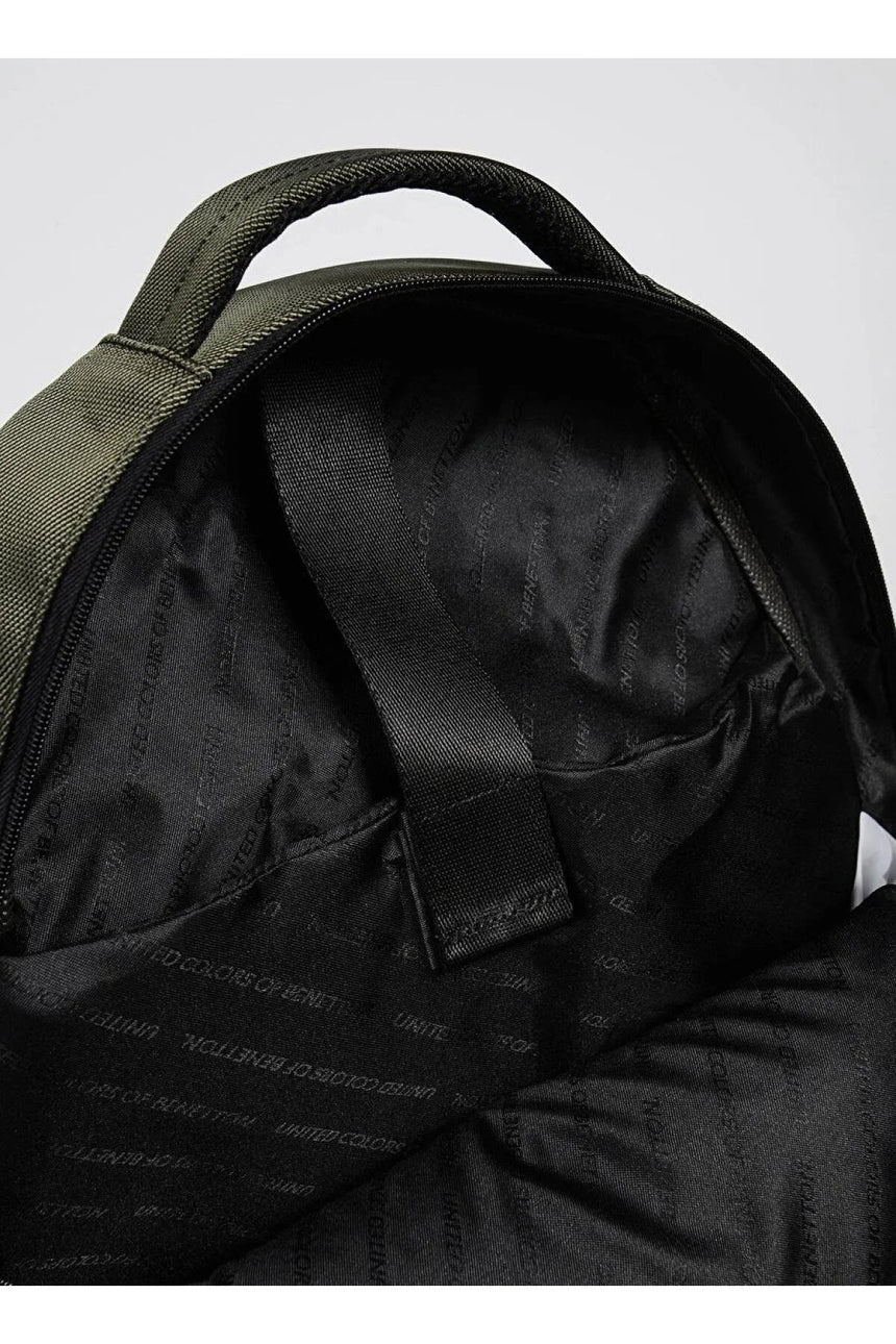 Benetton Fermuar Detaylı Sırt Çantası Haki