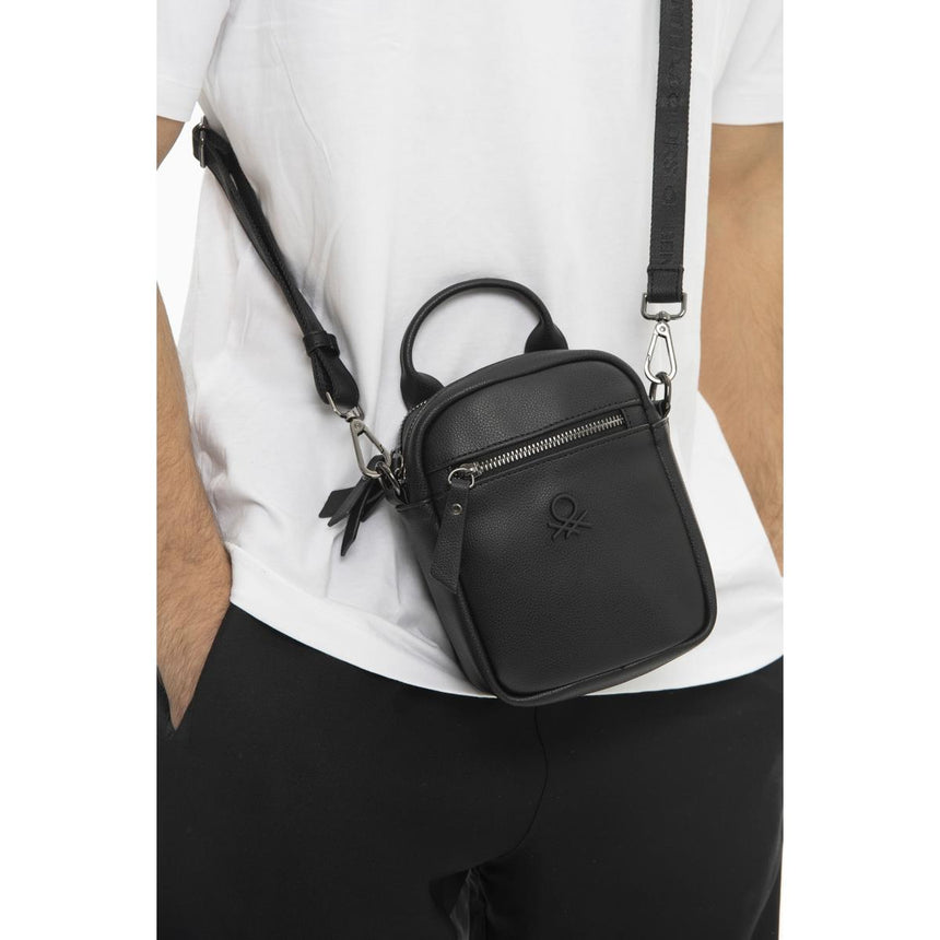 Benetton Tutma Kulplu Çapraz Askılı Çanta Siyah